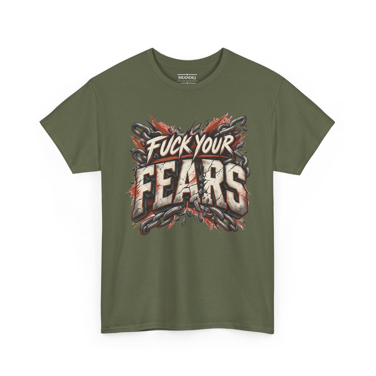 Fuck Your Fears Tee — Bold Motivational Streetwear