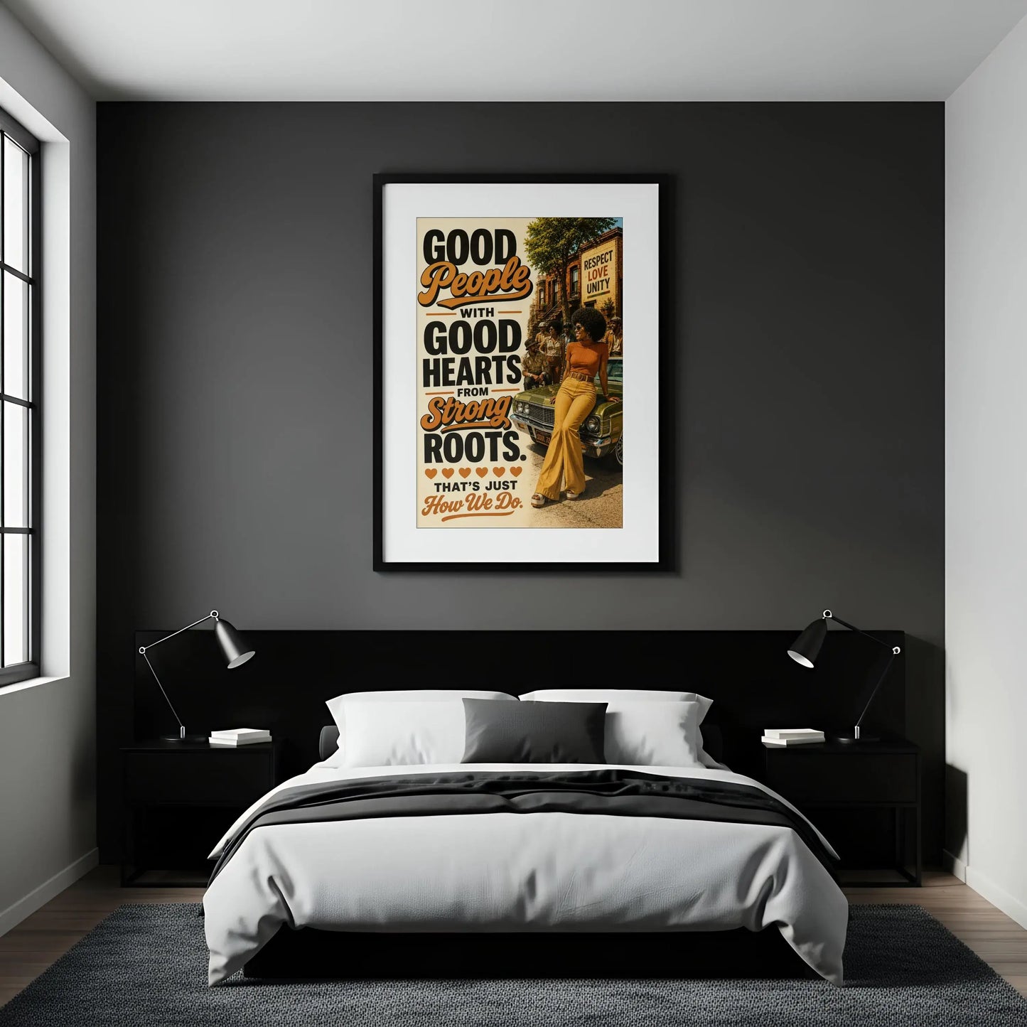 70's African-American Men and Women Digital Download Wall Art | Black Culture Vibes
