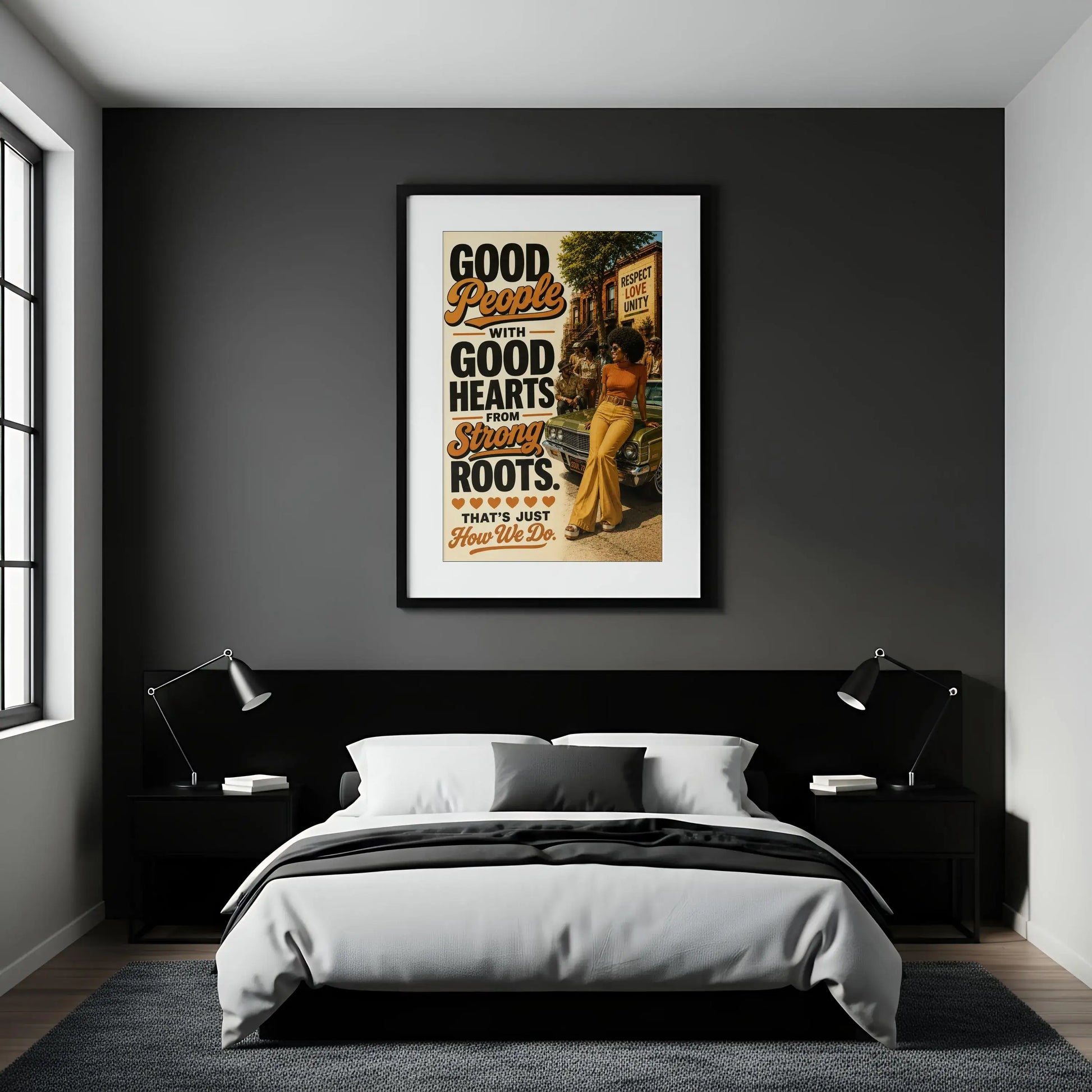 70's African-American Men and Women Digital Download Wall Art | Black Culture Vibes