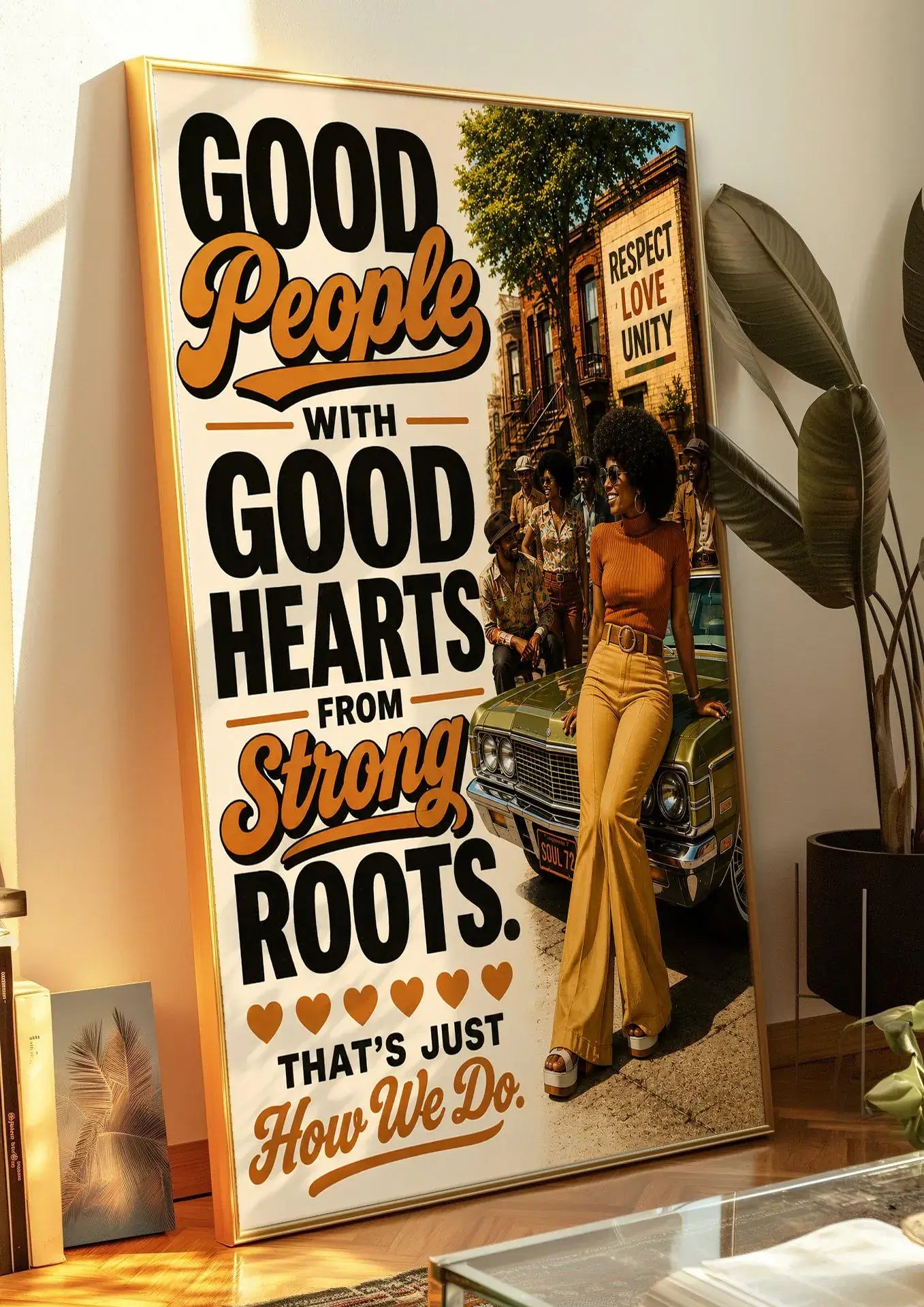 70's African-American Men and Women Digital Download Wall Art | Black Culture Vibes