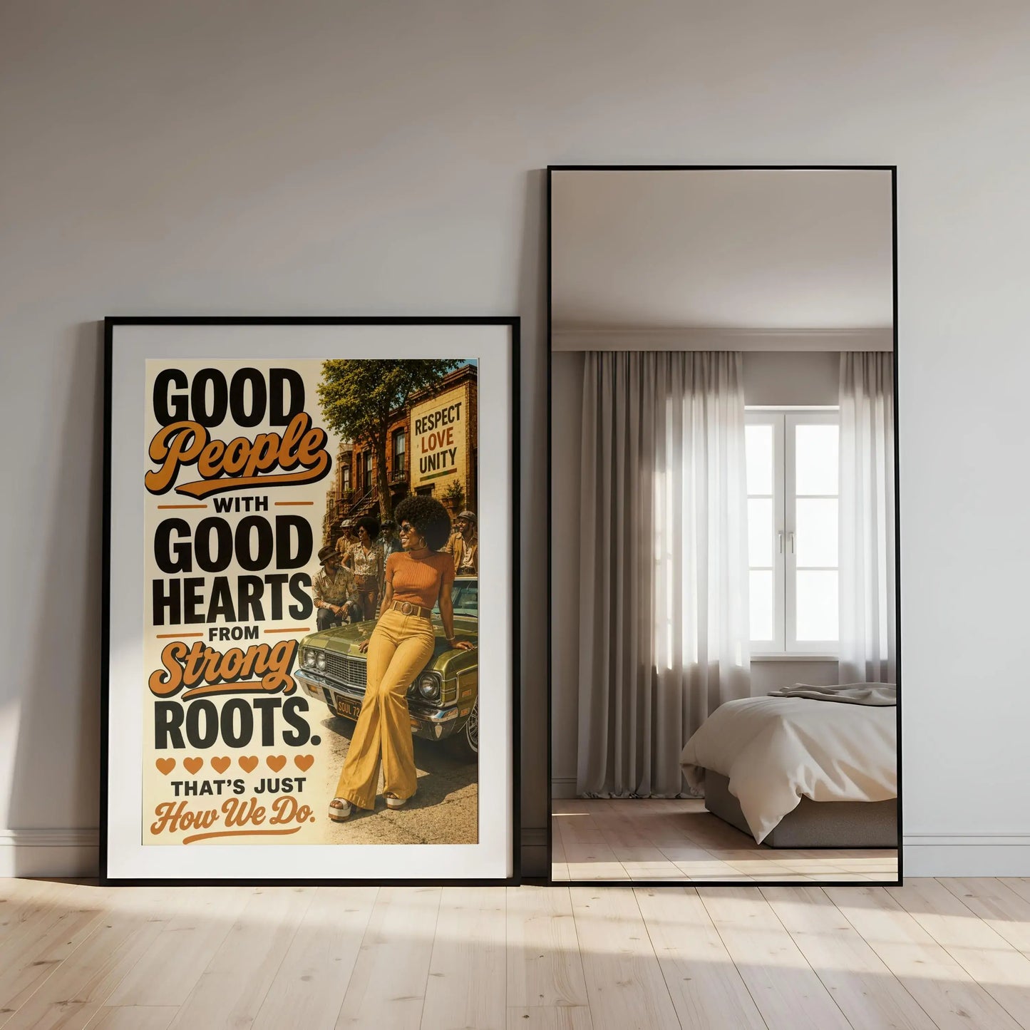 70's African-American Men and Women Digital Download Wall Art | Black Culture Vibes