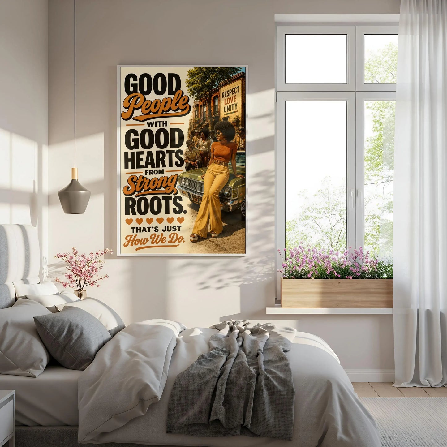 70's African-American Men and Women Digital Download Wall Art | Black Culture Vibes