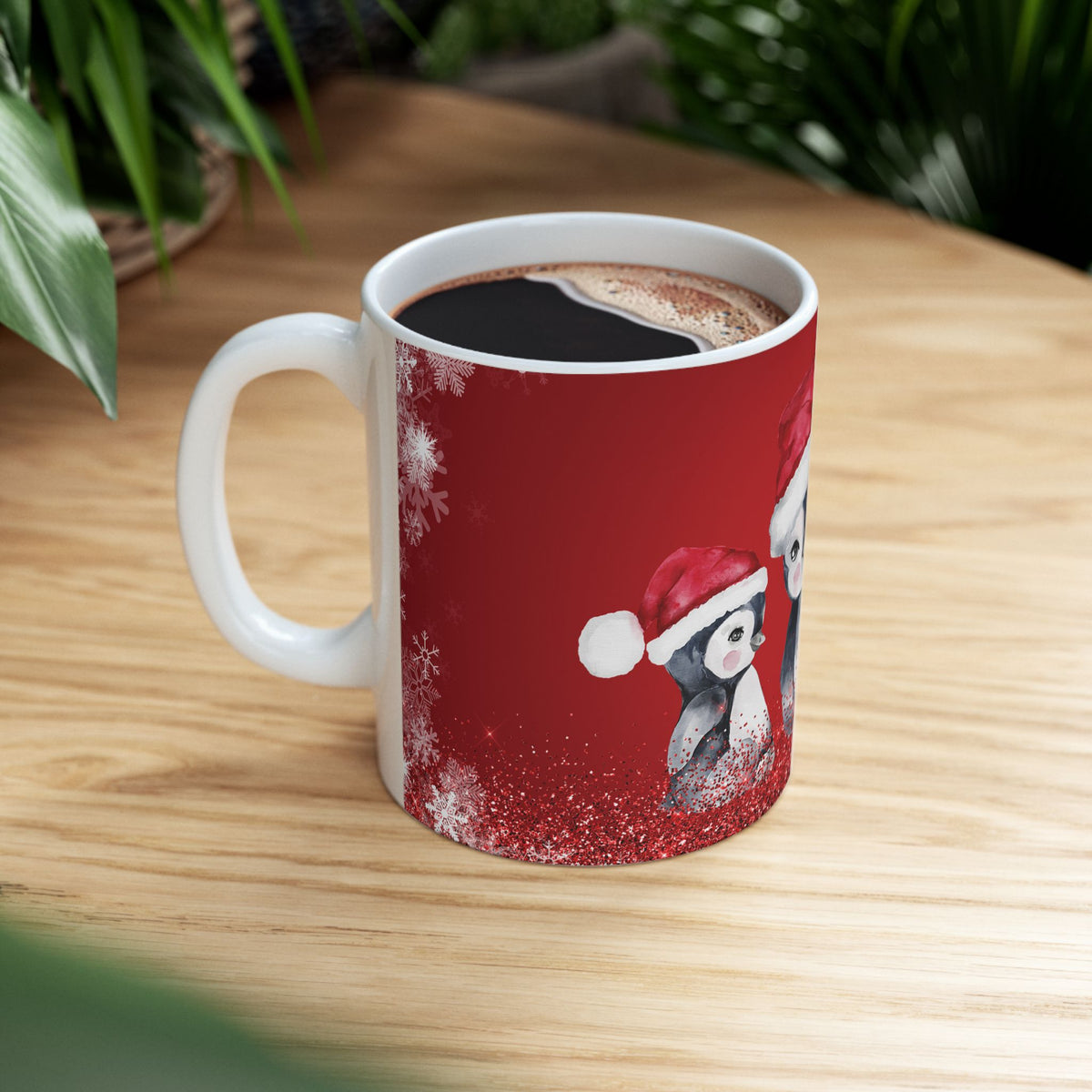 Christmas Penguin Coffee Mug  (11oz & 15oz)