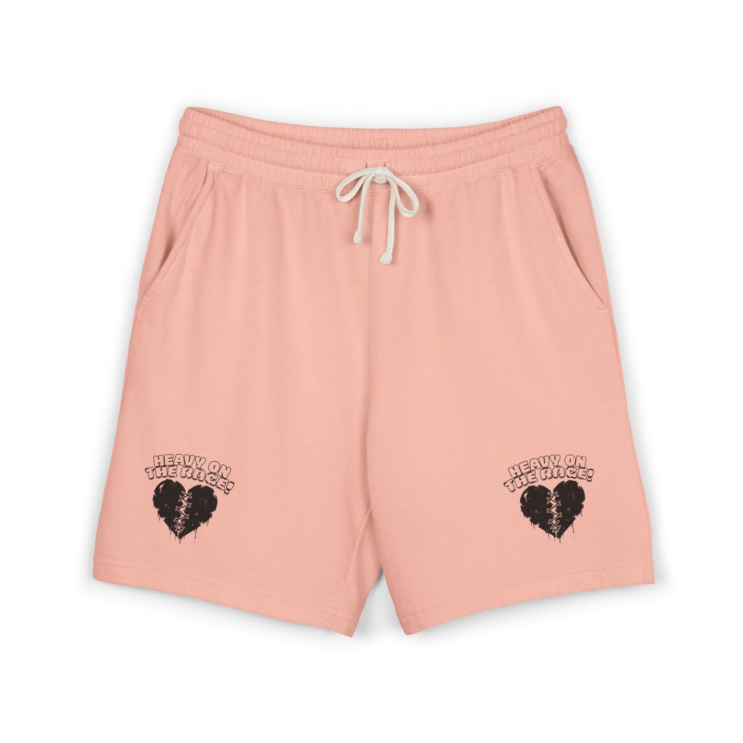 Heavy on the Rage Athletic Fleece Shorts -BE READY!