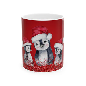 Christmas Penguin Coffee Mug  (11oz & 15oz)