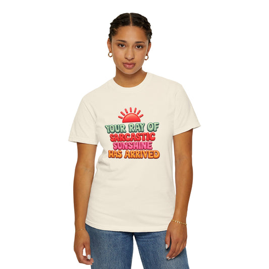Ray of Sunshine Sarcastic Tee — Faux 3D Graphic T-Shirt