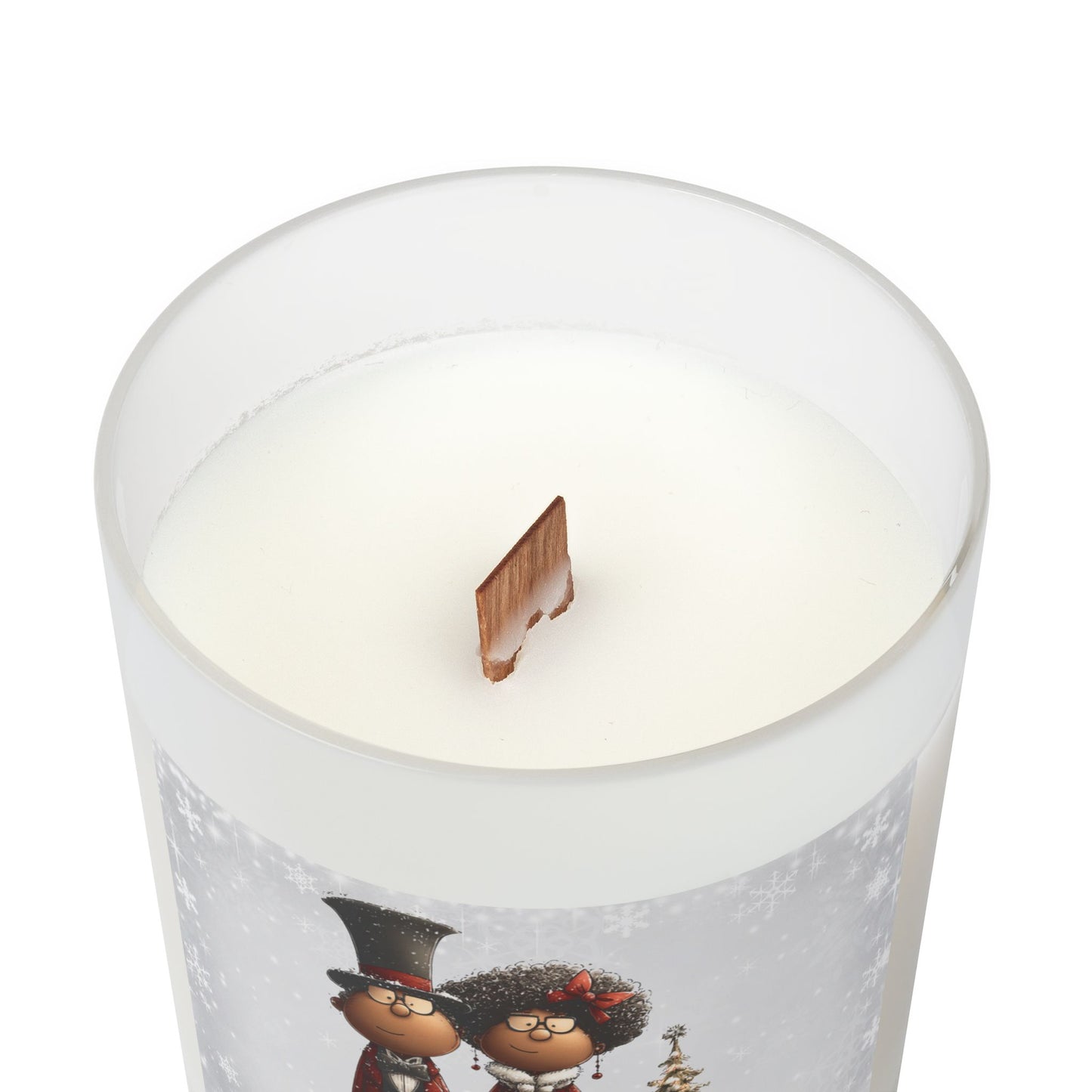 A Christmas Story, Frosted Glass Christmas Candle — 11oz, Brand63