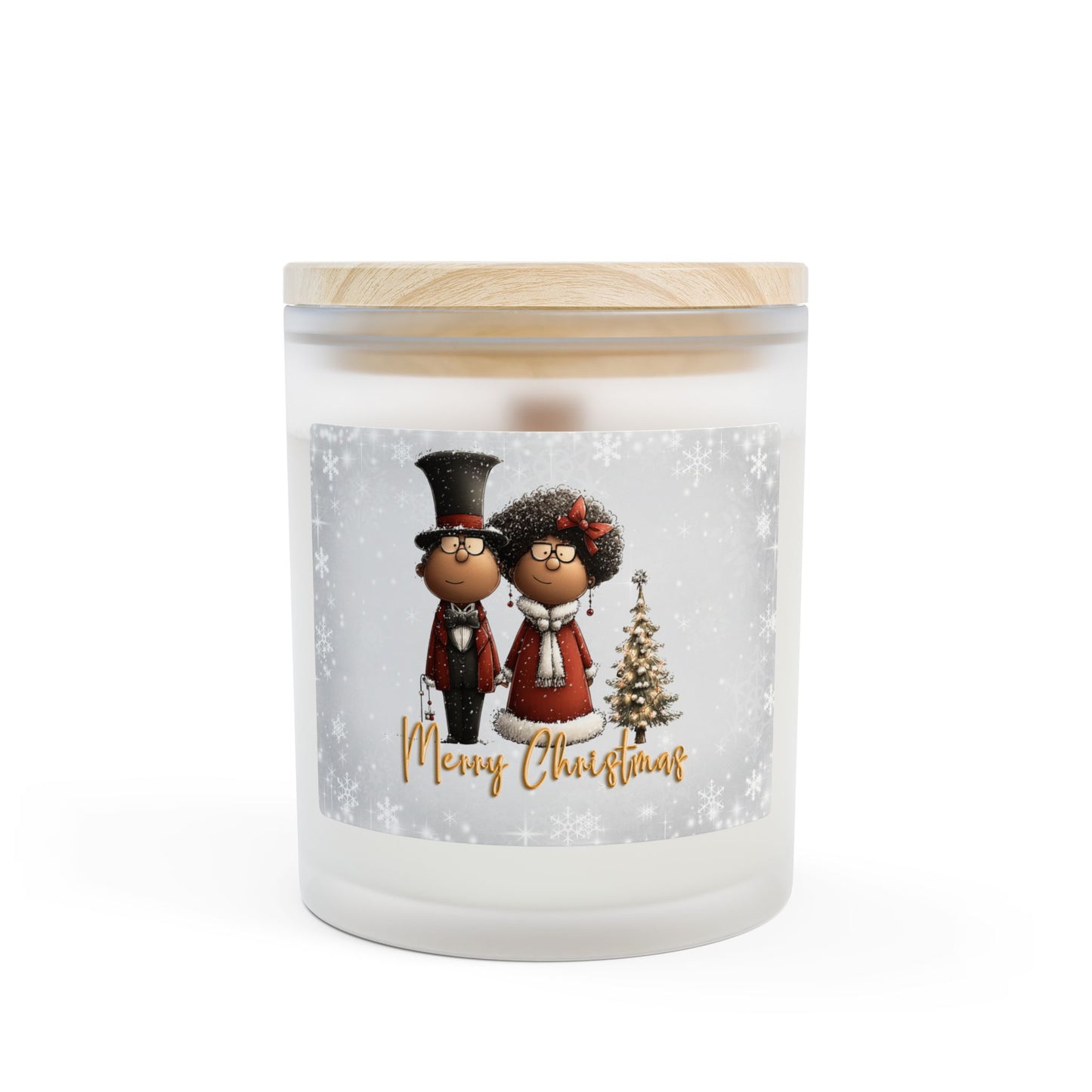 A Christmas Story, Frosted Glass Christmas Candle — 11oz, Brand63