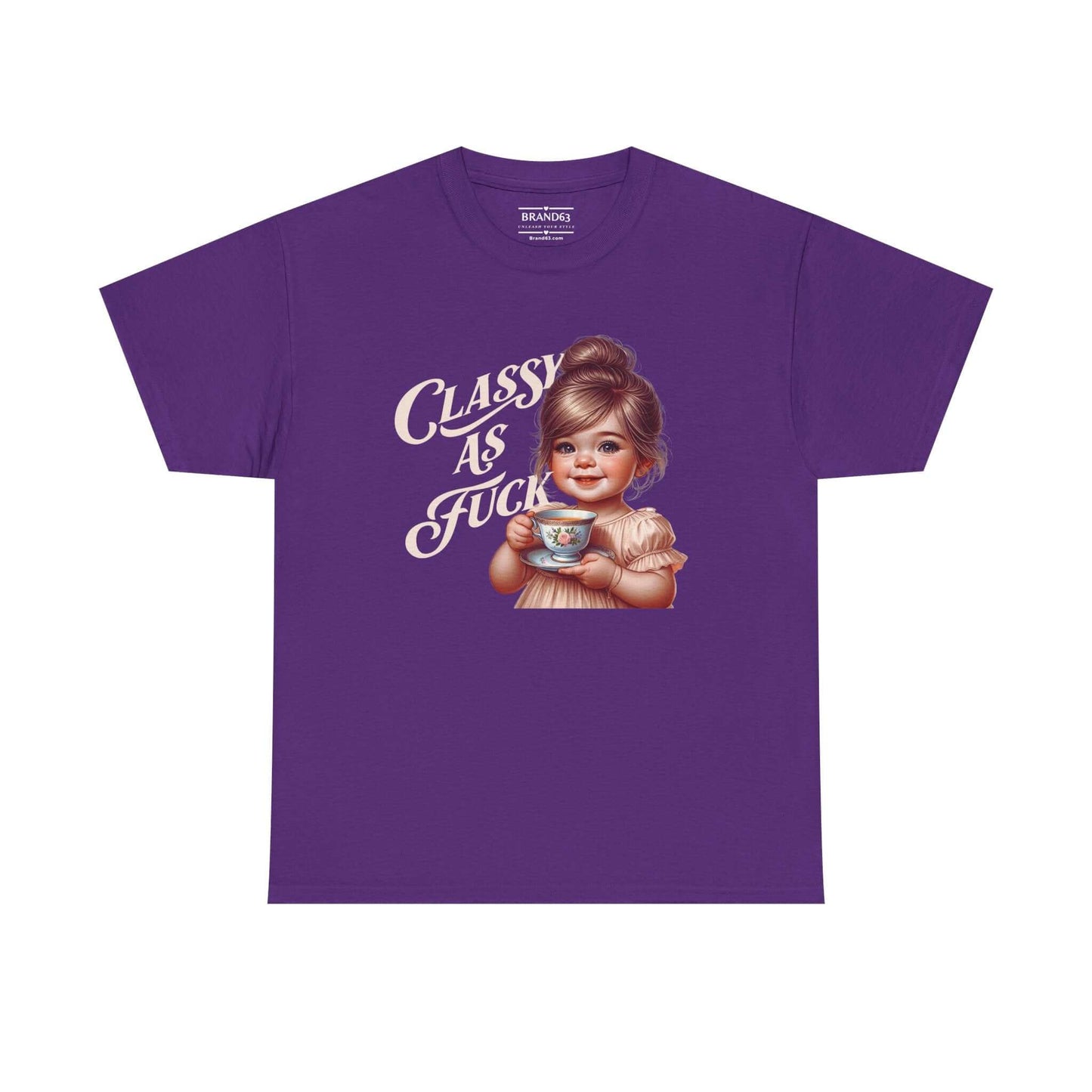 Adult Humor Classy AF Sassy T-Shirt, Brand63