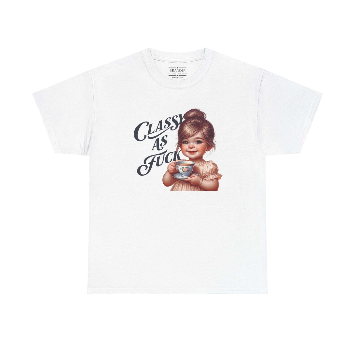 Adult Humor Classy AF Sassy T-Shirt, Brand63