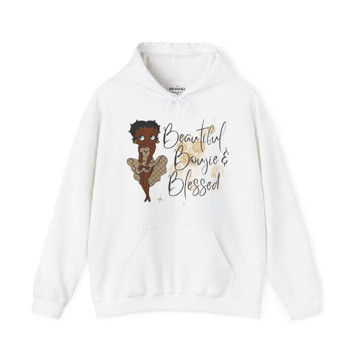 African American Betty-Boop Hoodie, Brand63