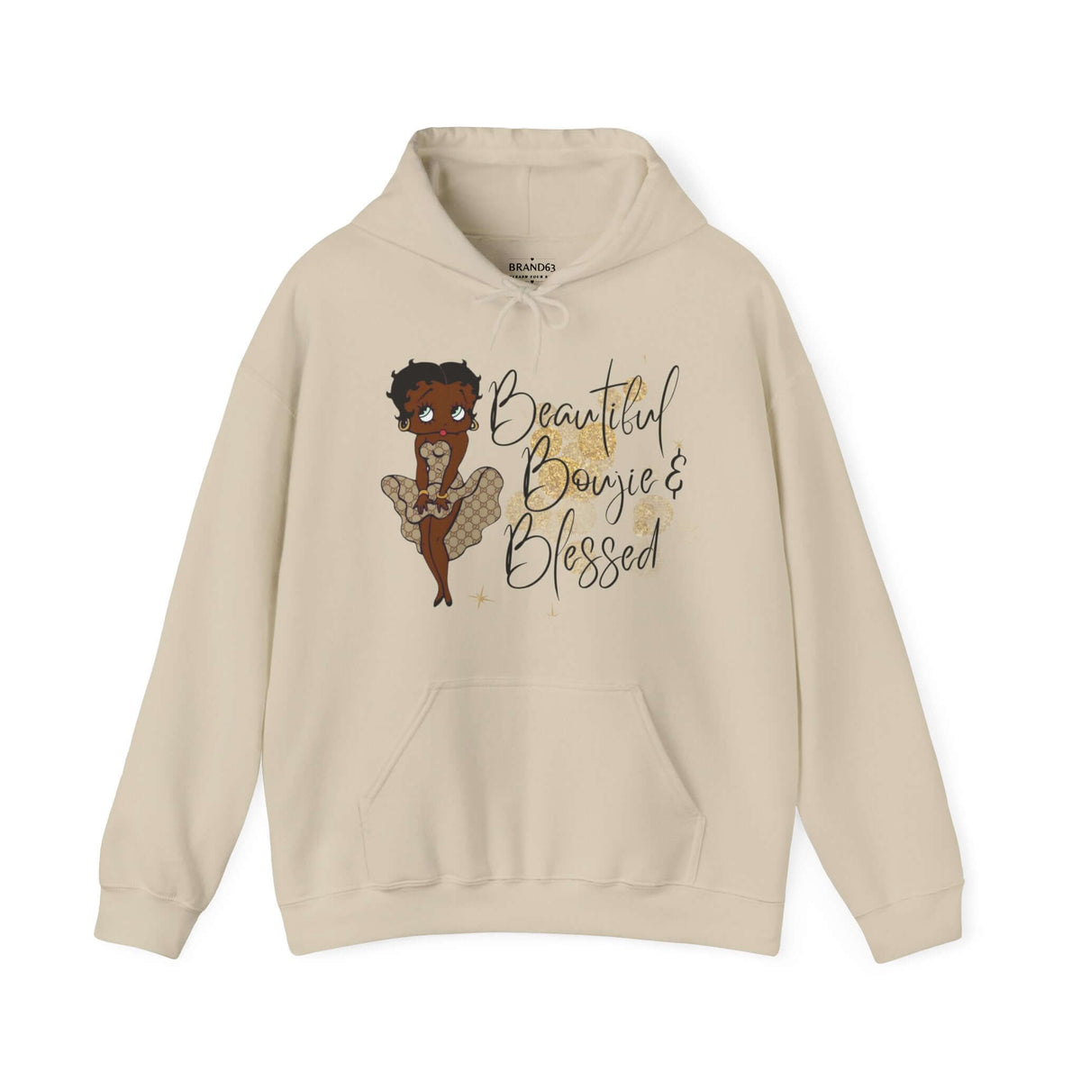African American Betty-Boop Hoodie, Brand63