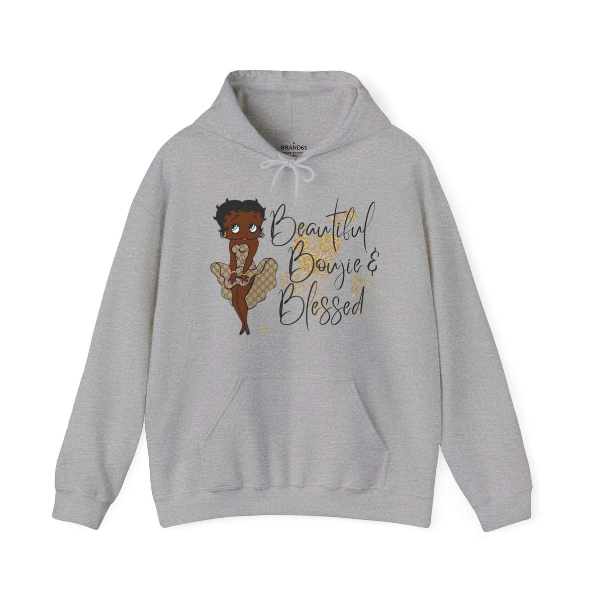 African American Betty-Boop Hoodie, Brand63