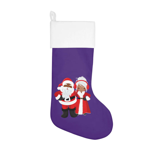 African American Santa & Mrs. Claus Holiday Stocking | Best Deals & Free Shipping | Best Deals & Free Shipping | Best Deals & Free Shipping, Brand63