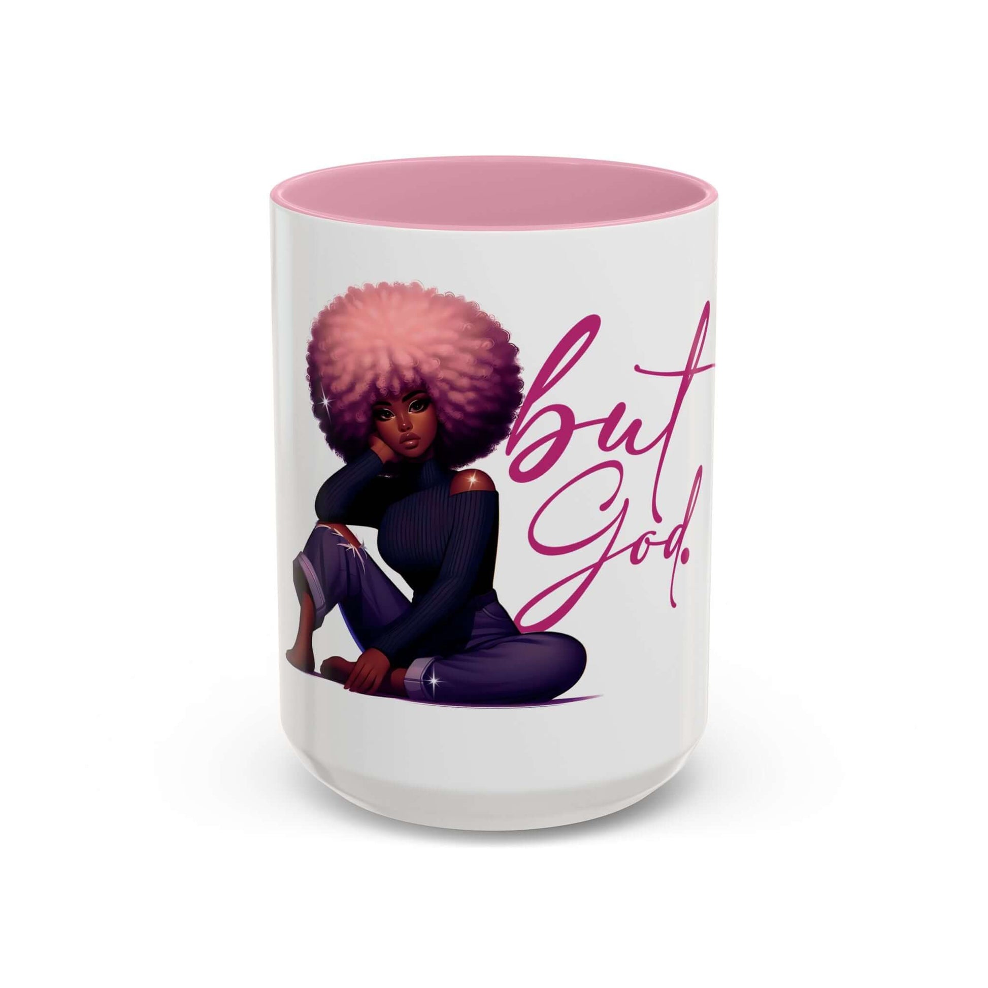 Afro-Chic "But God" Christian Affirmation Coffee Mug | Best Deals & Free Shipping | Best Deals & Free Shipping | Best Deals & Free Shipping, Brand63