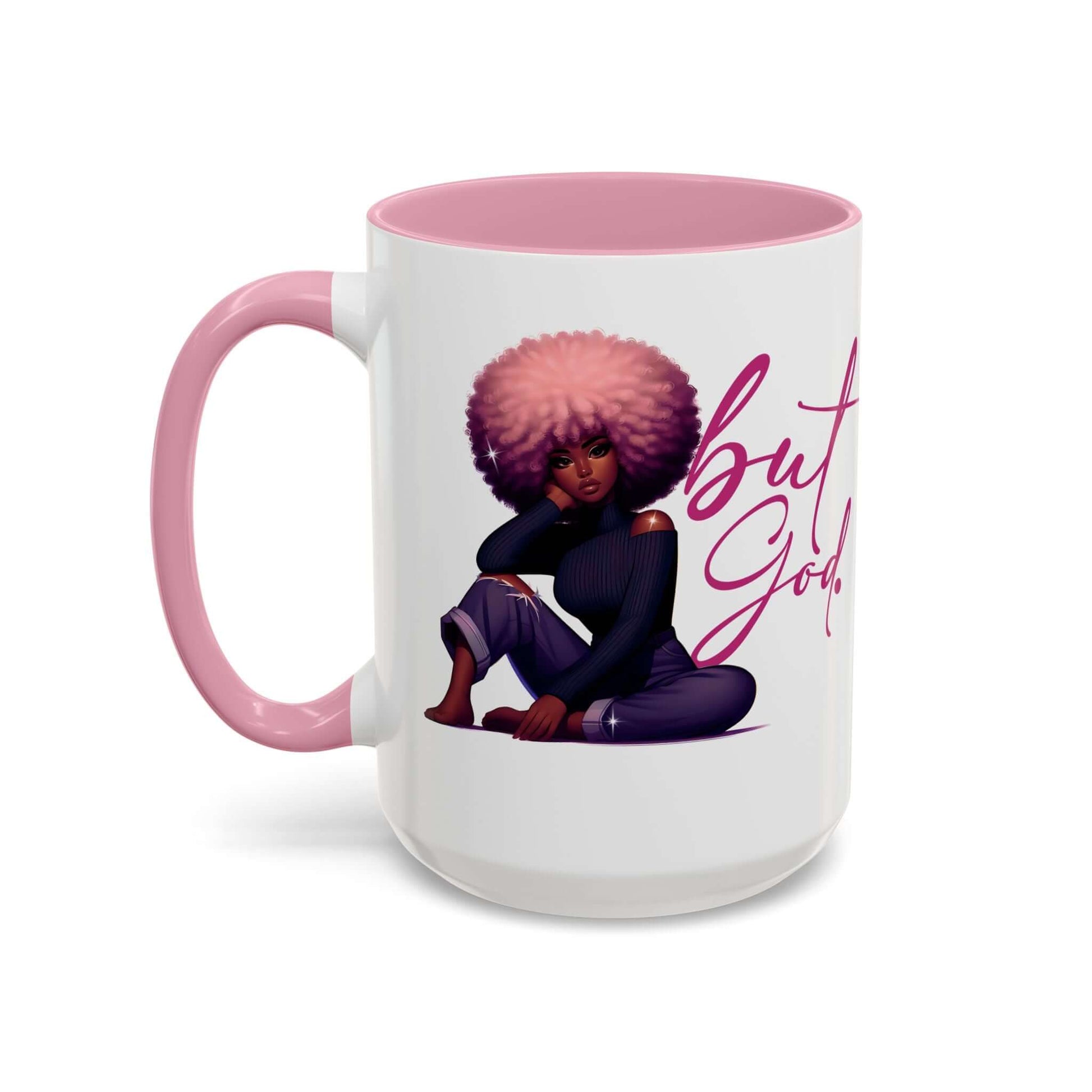 Afro-Chic "But God" Christian Affirmation Coffee Mug | Best Deals & Free Shipping | Best Deals & Free Shipping | Best Deals & Free Shipping, Brand63