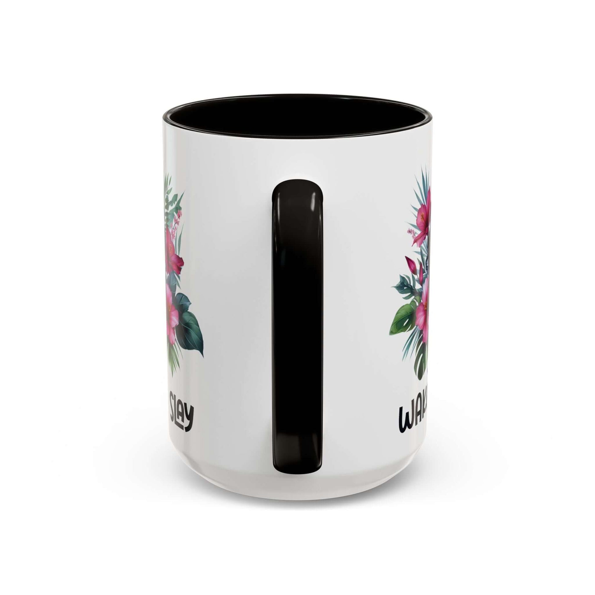 Afro-Chic Mug - 'Wake, Pray, Slay' Beautiful Vivid Portrait Coffee Cup | Best Deals & Free Shipping | Best Deals & Free Shipping | Best Deals & Free Shipping, Brand63