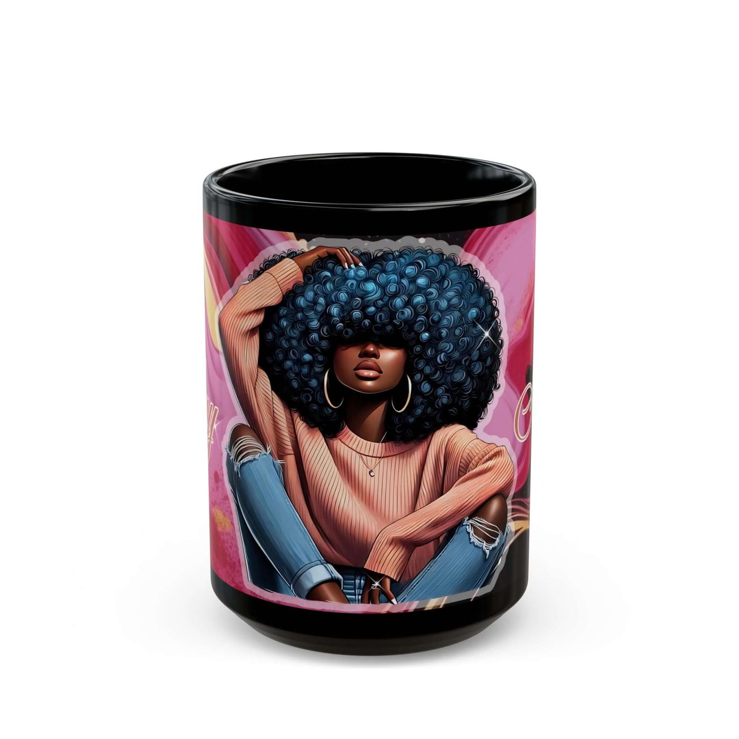 Afro Chic Urban Self-Love Coffee Cup, Brand63