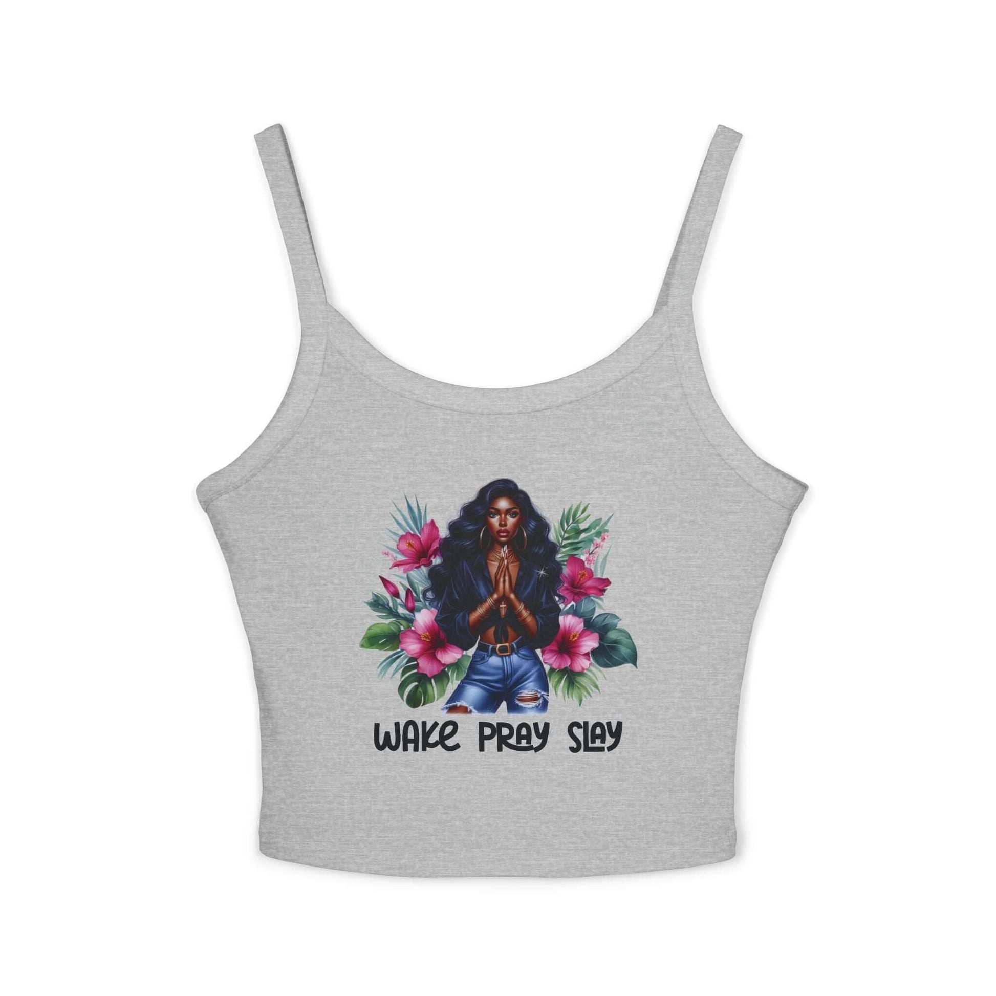 Afro-Chic Wake Pray Slay Tank Top, Brand63