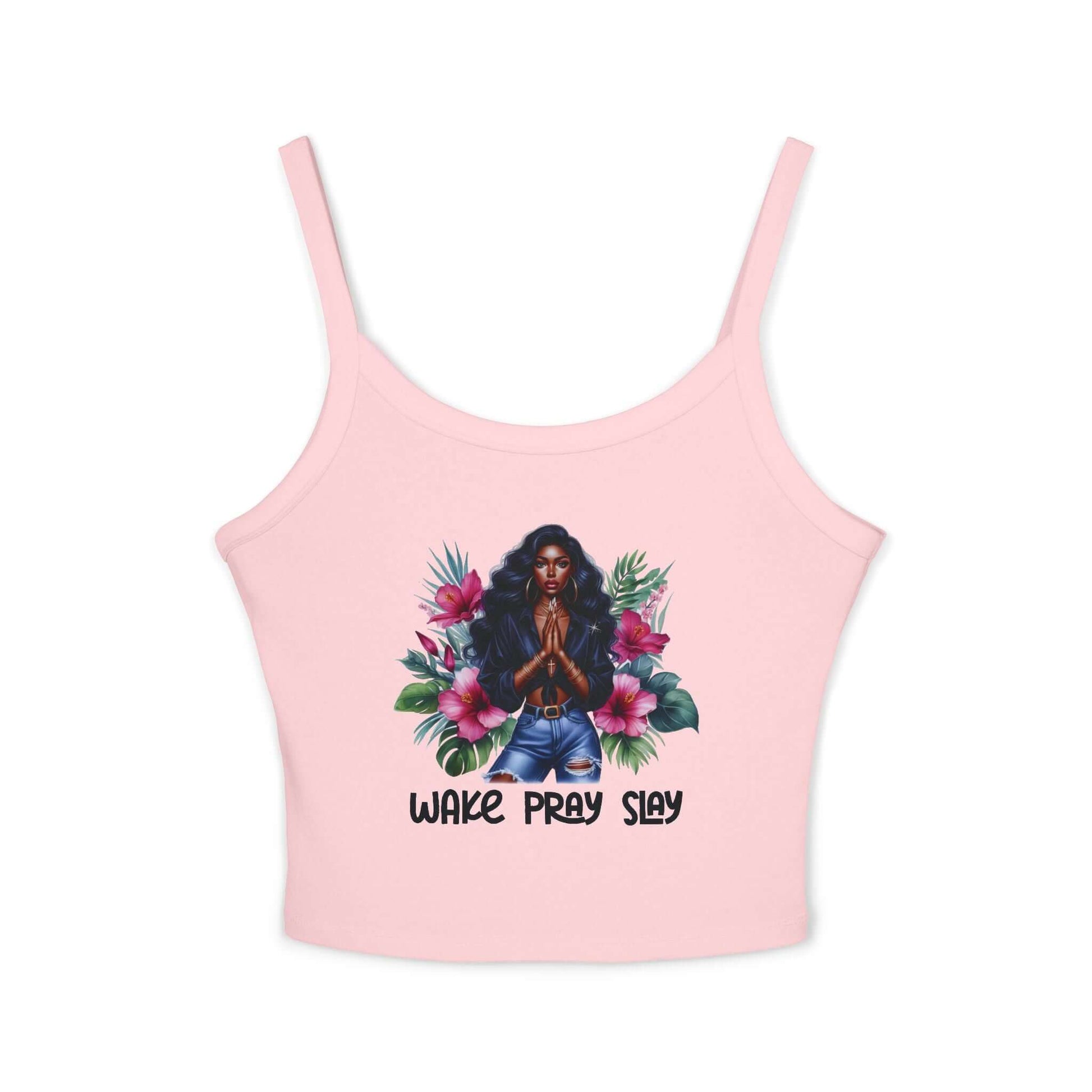 Afro-Chic Wake Pray Slay Tank Top, Brand63