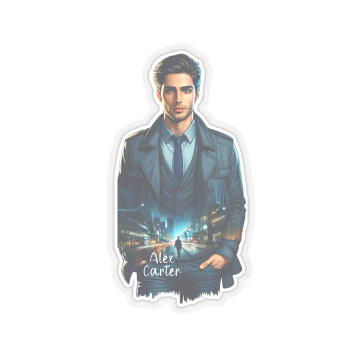 Alex Carter Kiss-Cut Stickers | Yumi & Alex's Love Story | Best Deals & Free Shipping | Best Deals & Free Shipping | Best Deals & Free Shipping, Brand63