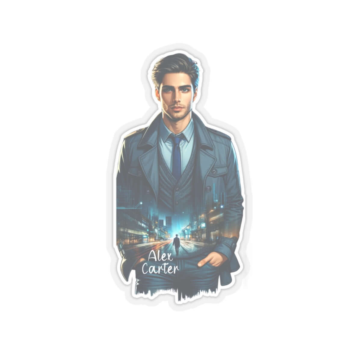 Alex Carter Kiss-Cut Stickers | Yumi & Alex's Love Story | Best Deals & Free Shipping | Best Deals & Free Shipping | Best Deals & Free Shipping, Brand63