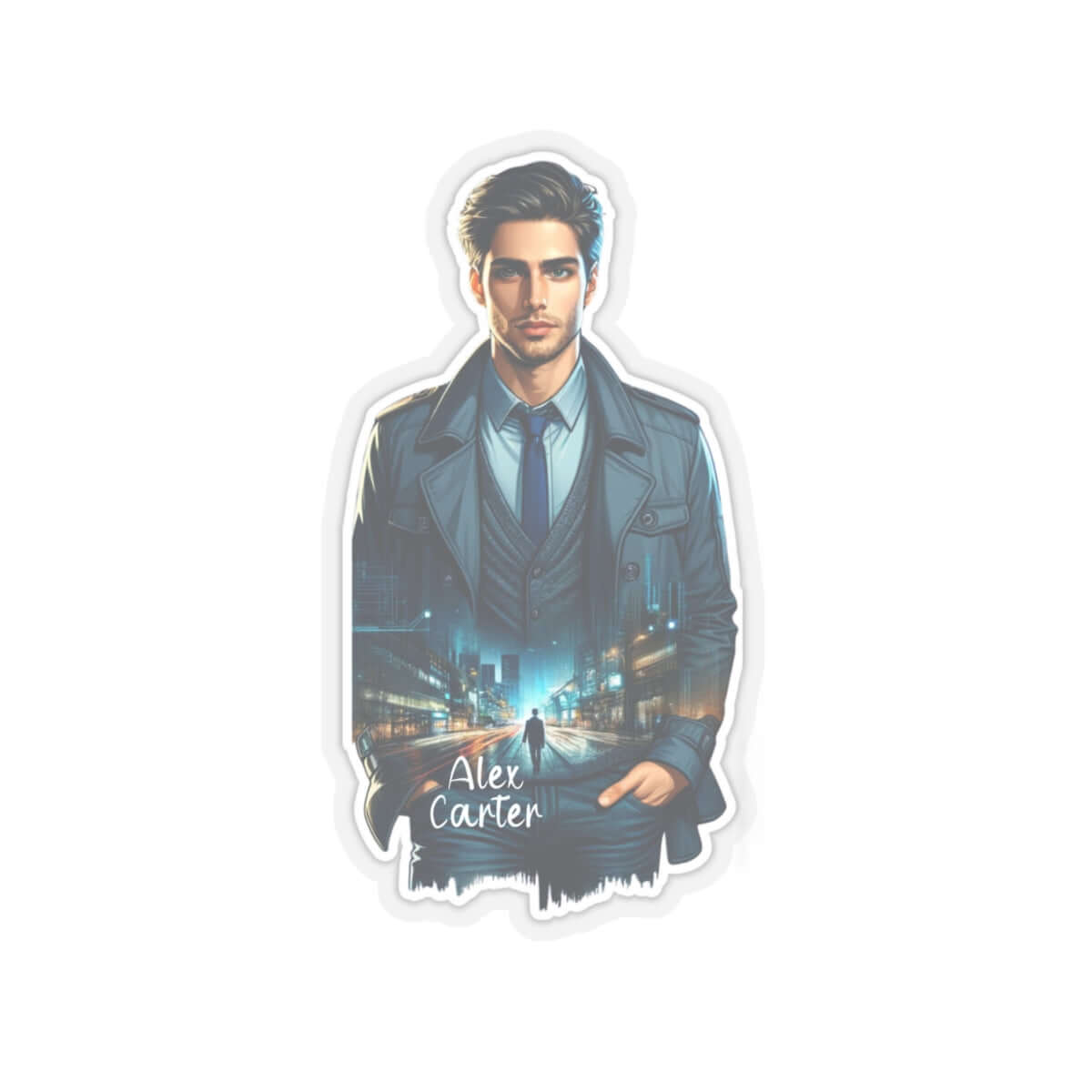 Alex Carter Kiss-Cut Stickers | Yumi & Alex's Love Story | Best Deals & Free Shipping | Best Deals & Free Shipping | Best Deals & Free Shipping, Brand63