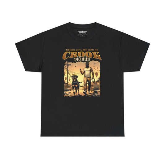 Alley Backstreets Urban Dog Graphic T-shirt, Brand63