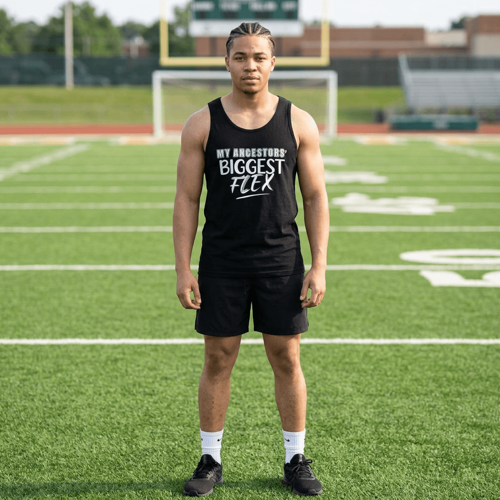 Ancestors Flex Men's Gym Muscle Tank – Streetwear Training Top Exclusive, Brand63