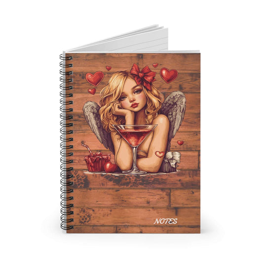 Angel Girl Premium Spiral Notebook Journal, Brand63