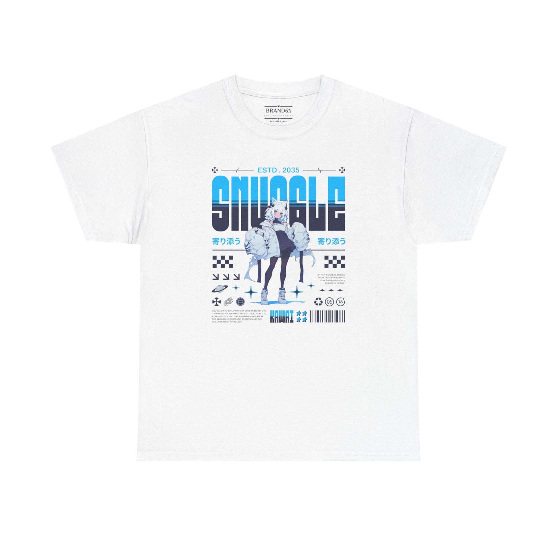 Anime 2035 Futuristic Tee, Brand63