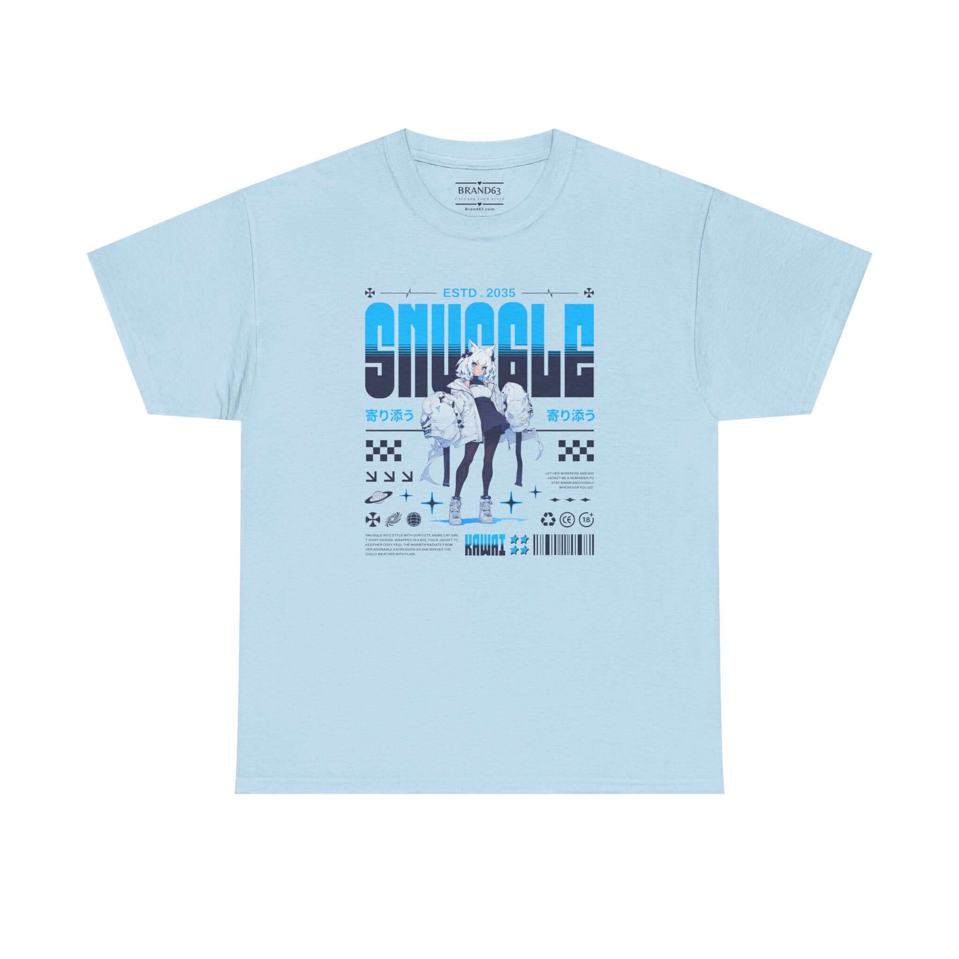 Anime 2035 Futuristic Tee, Brand63