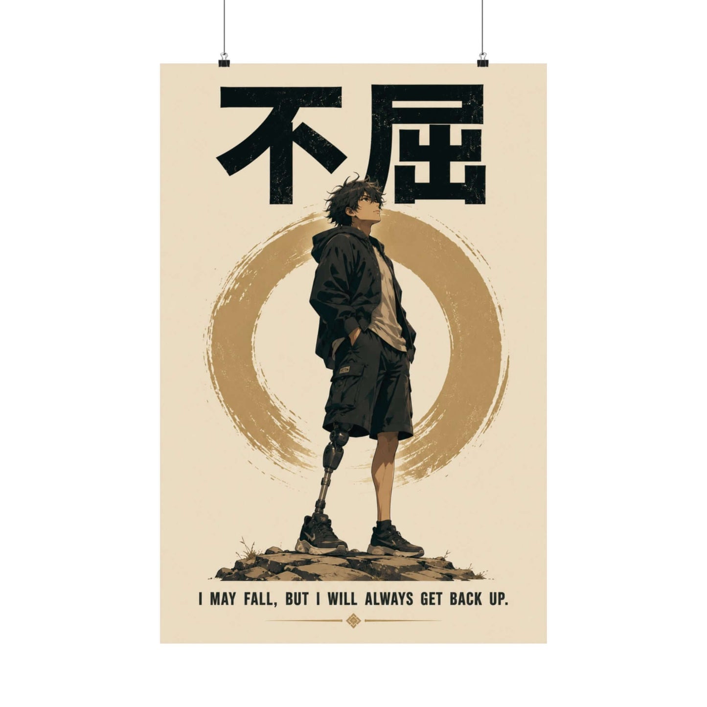 Anime Disabled Heroes Printable Poster Set | 4-Pack Digital Download Wall Art, Brand63
