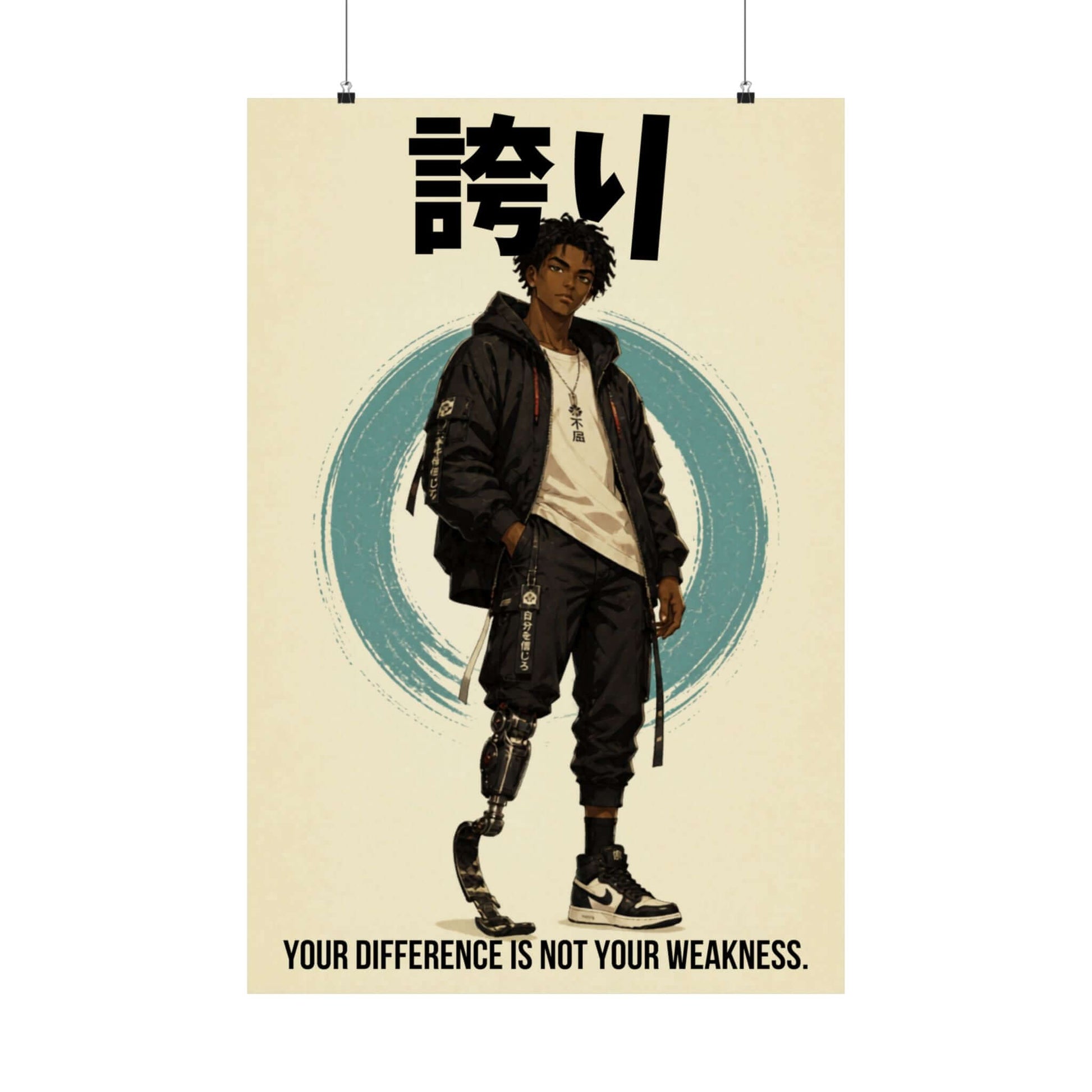 Anime Disabled Heroes Printable Poster Set | 4-Pack Digital Download Wall Art, Brand63