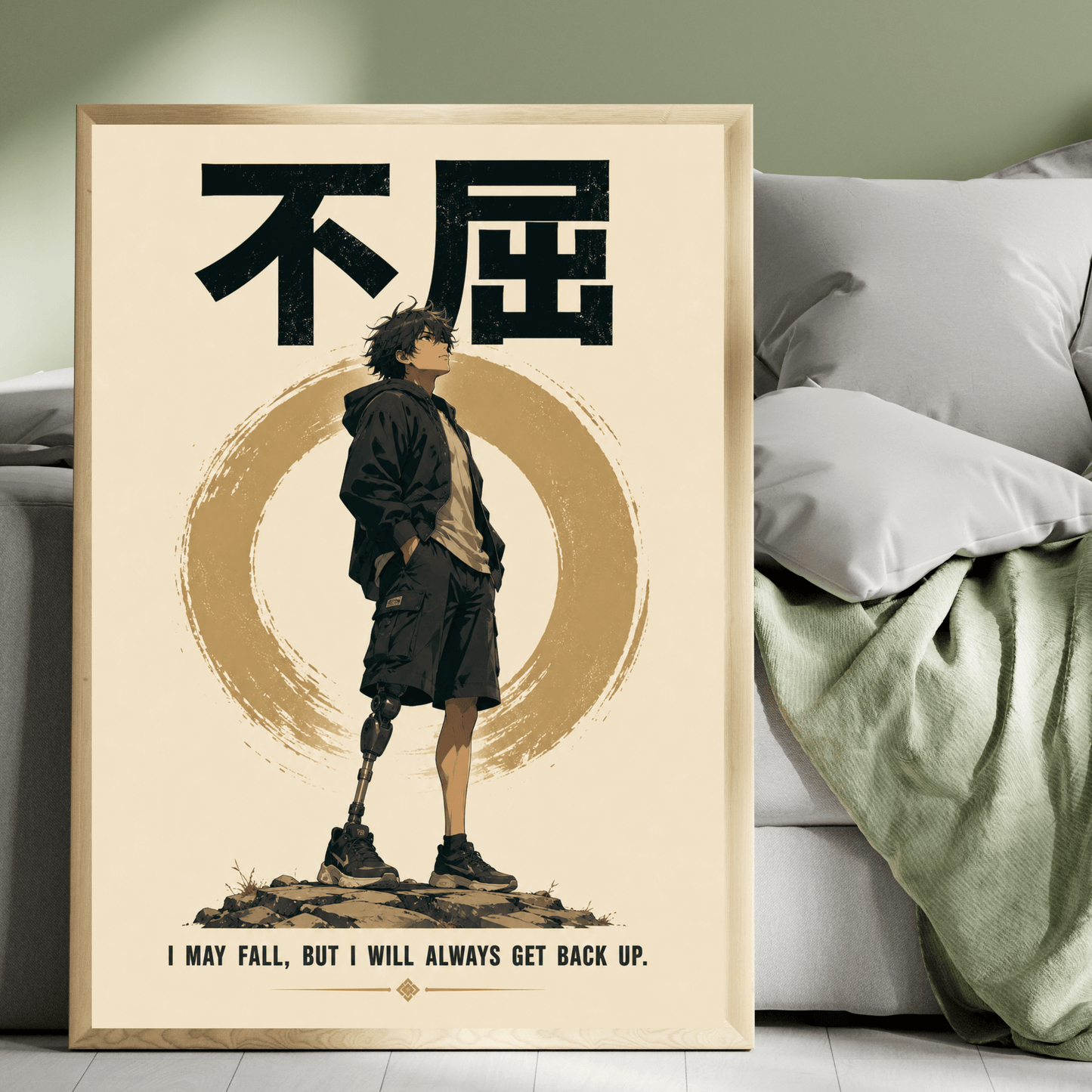 Anime Disabled Heroes Printable Poster Set | 4-Pack Digital Download Wall Art, Brand63