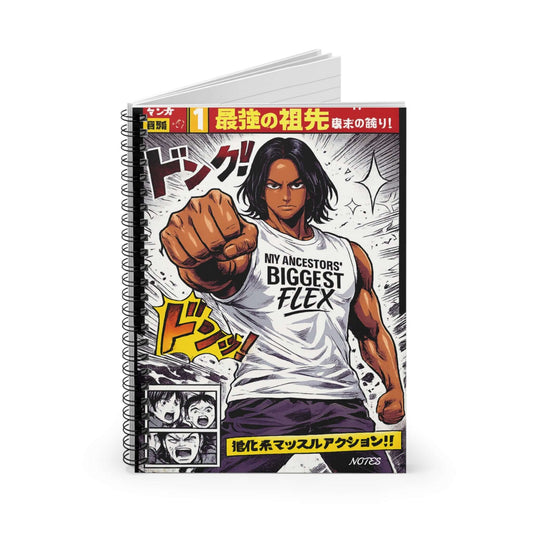 Anime Flex Man Premium Spiral Notebook Journal, Brand63