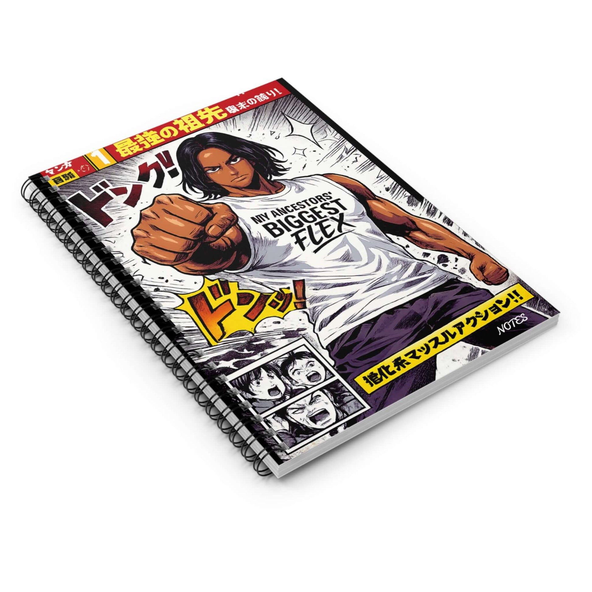 Anime Flex Man Premium Spiral Notebook Journal, Brand63