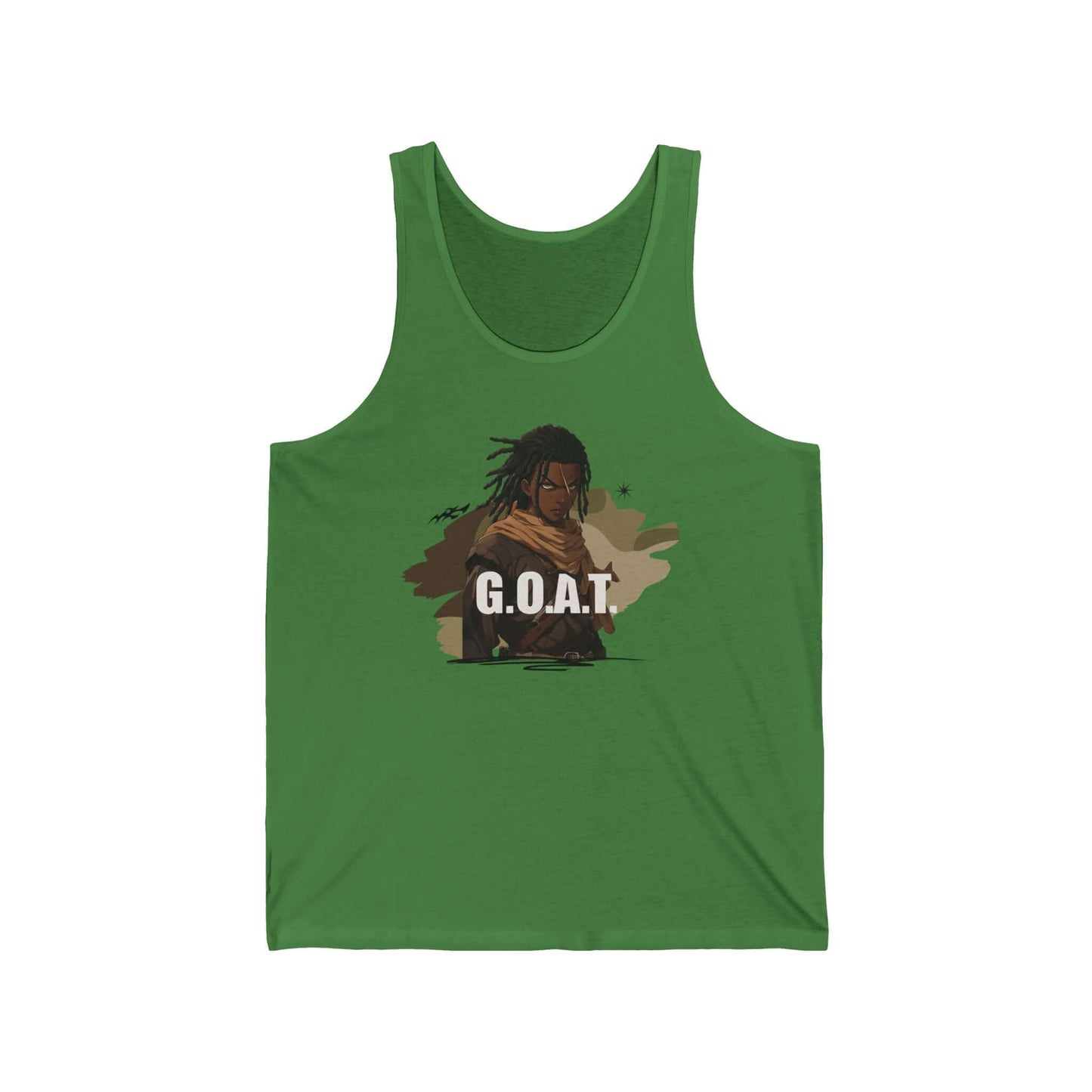 Anime G.O.A.T. Graphic Tank Top, Brand63