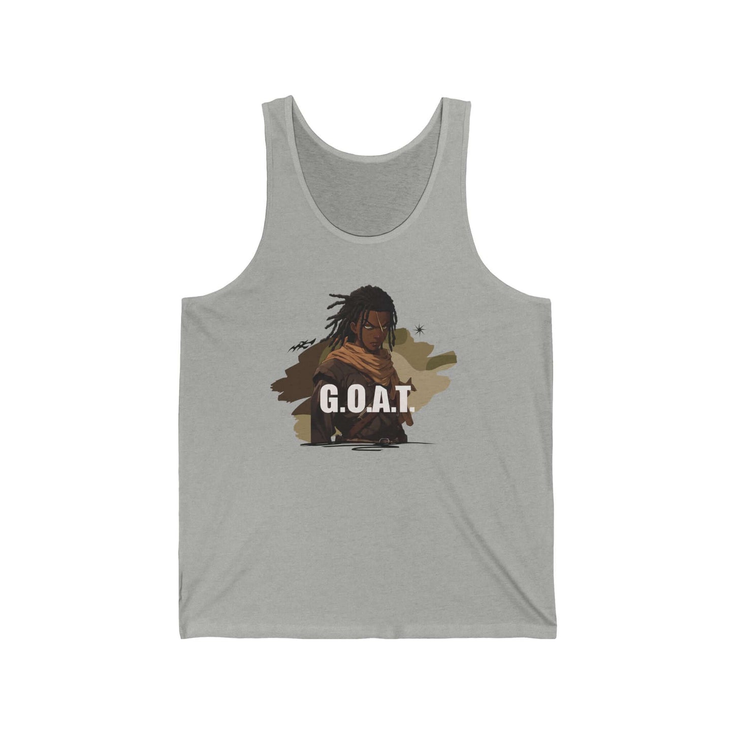 Anime G.O.A.T. Graphic Tank Top, Brand63