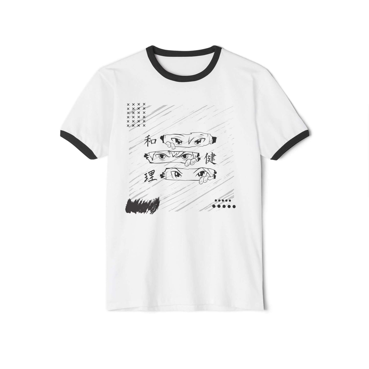 Anime Lovers Japanese Writing Ringer Tee, Brand63