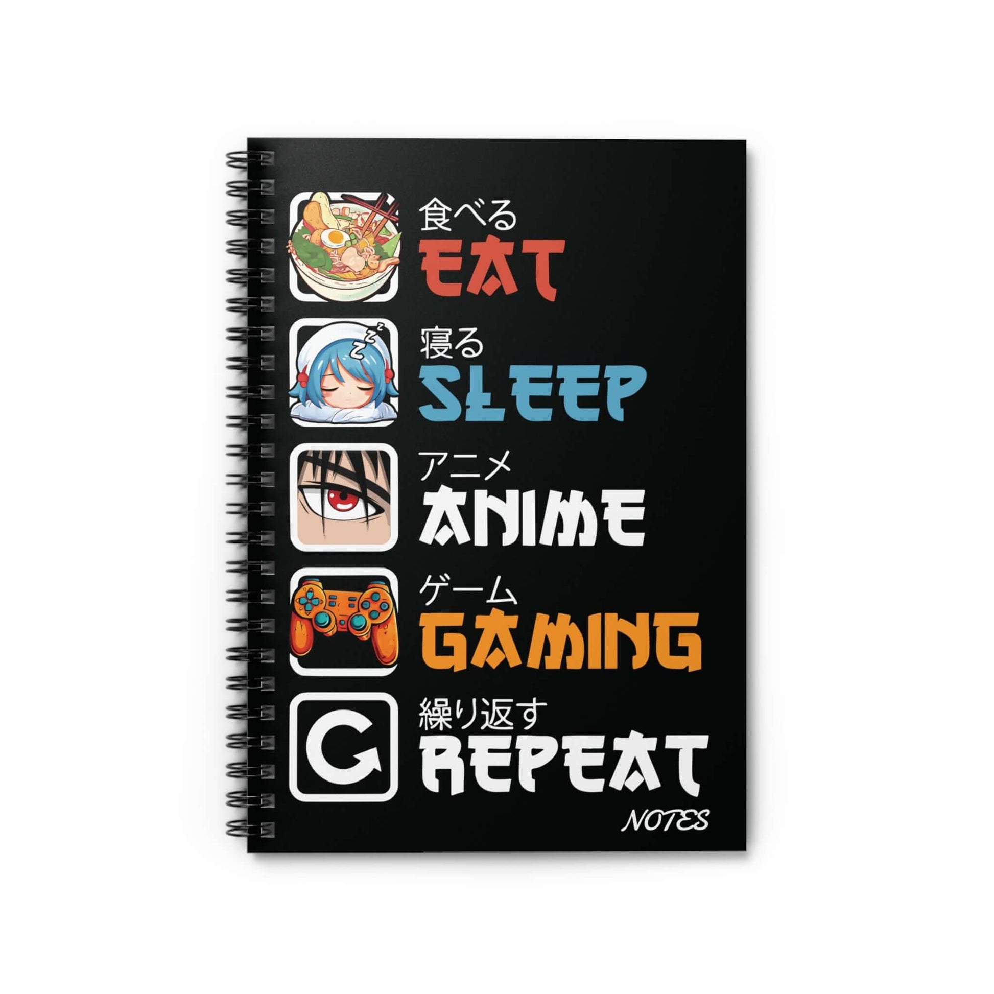 Anime Premium Spiral Notebook Journal, Brand63
