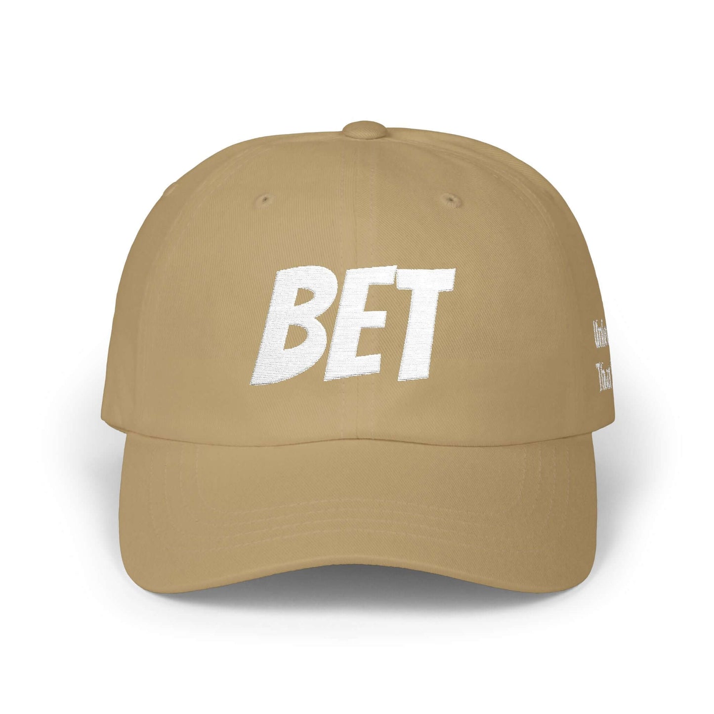 BET Embroidered Athletic Streetwear Gym Cap, Brand63