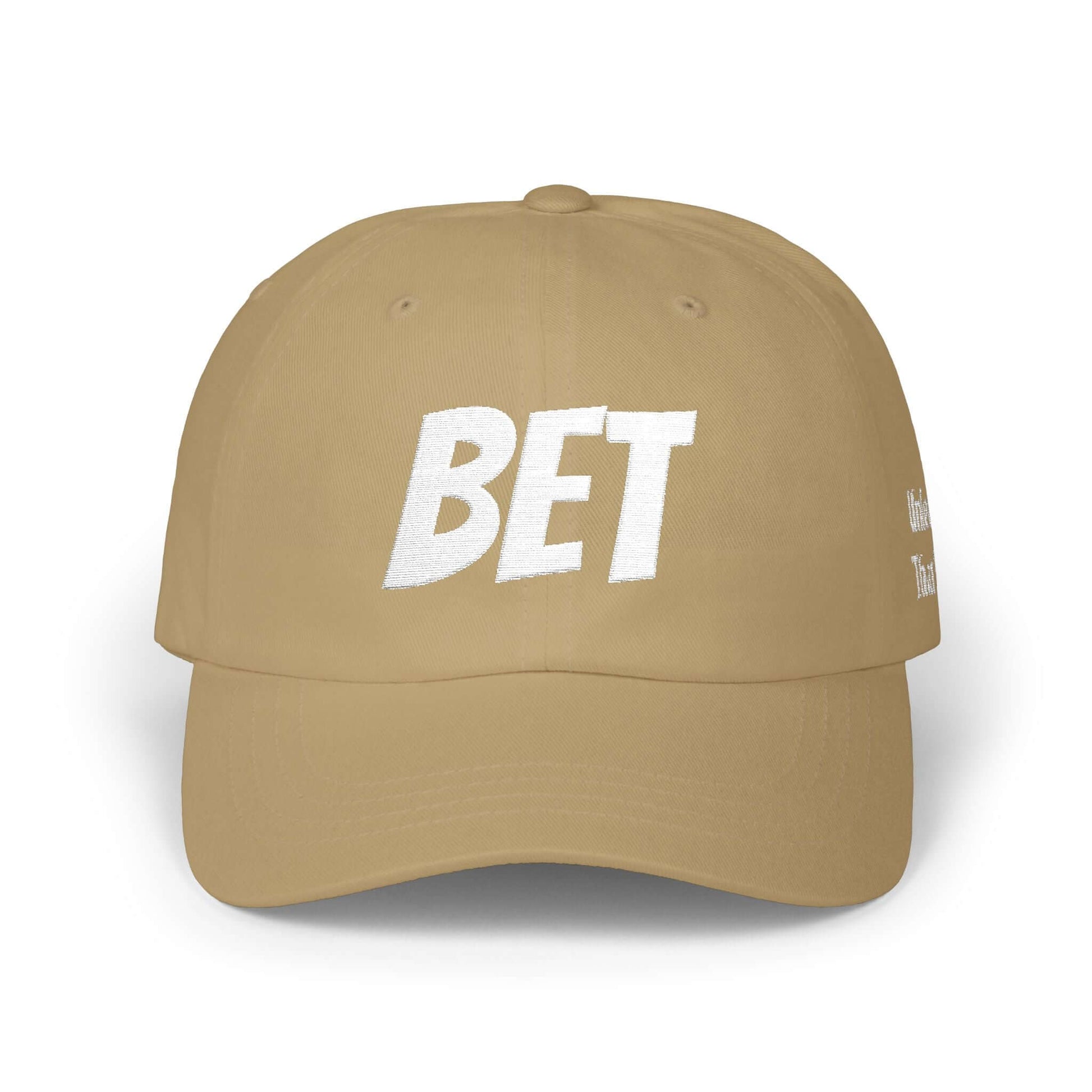 BET Embroidered Athletic Streetwear Gym Cap, Brand63
