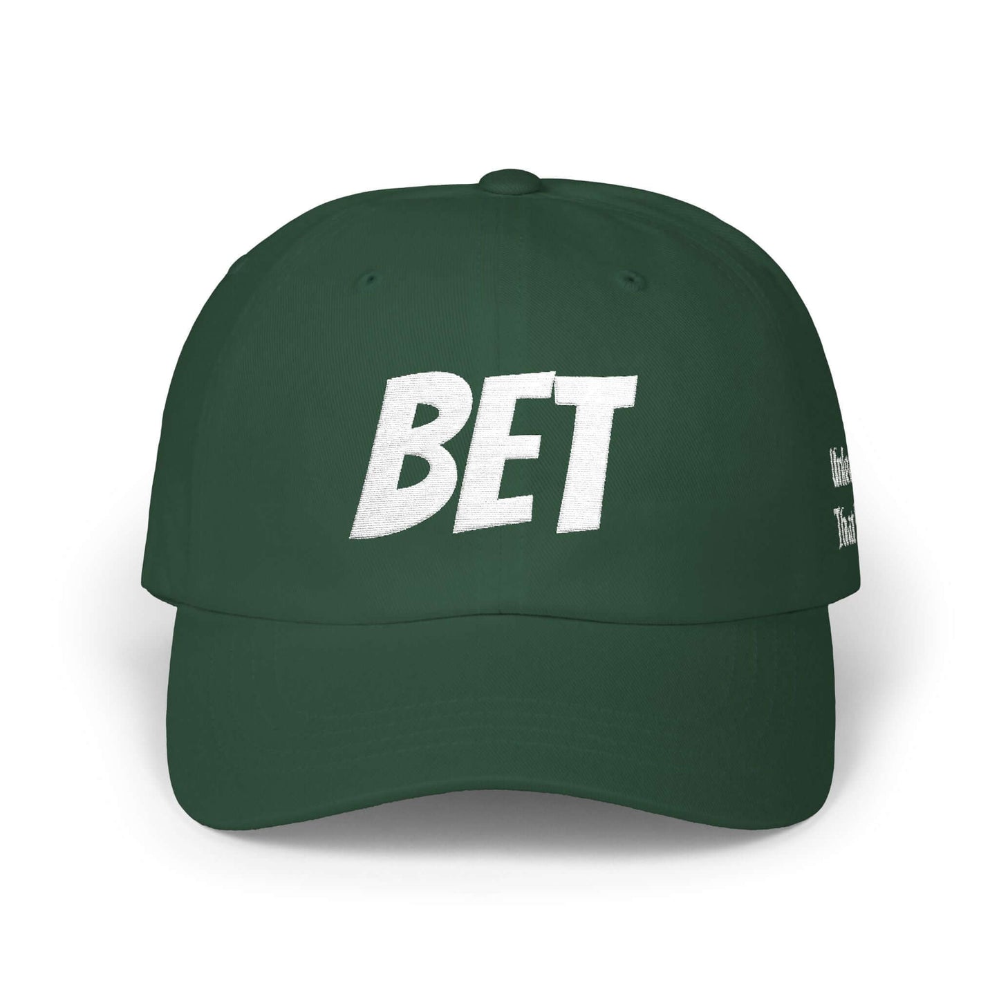 BET Embroidered Athletic Streetwear Gym Cap, Brand63