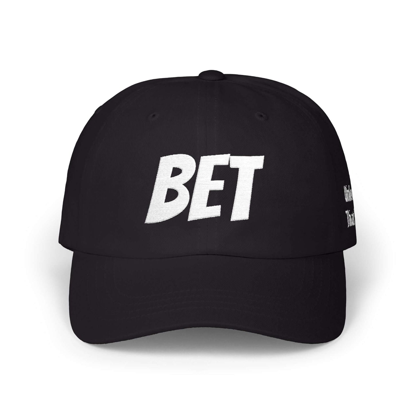 BET Embroidered Athletic Streetwear Gym Cap, Brand63