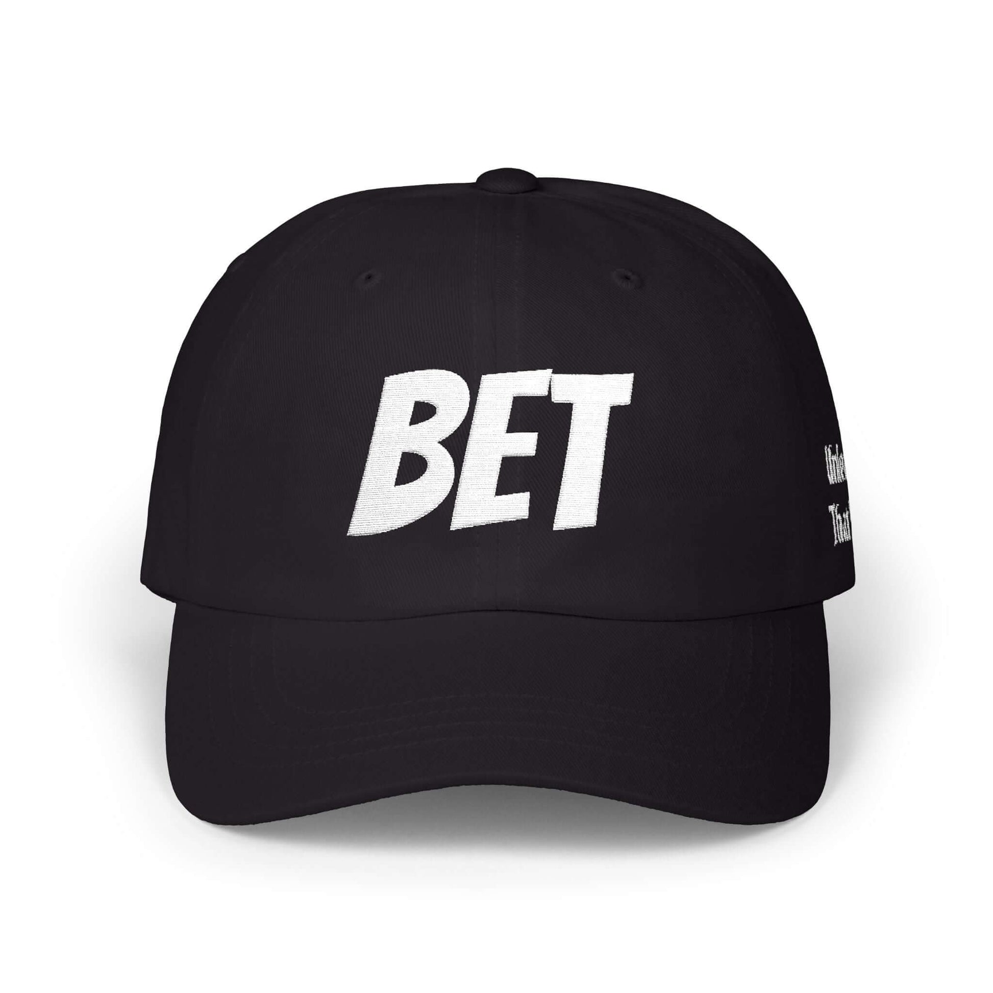 BET Embroidered Athletic Streetwear Gym Cap, Brand63