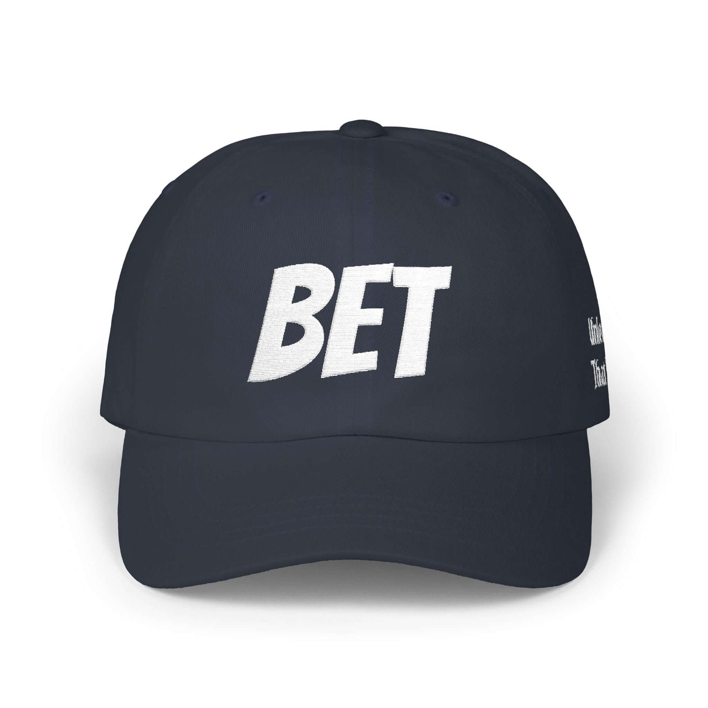 BET Embroidered Athletic Streetwear Gym Cap, Brand63