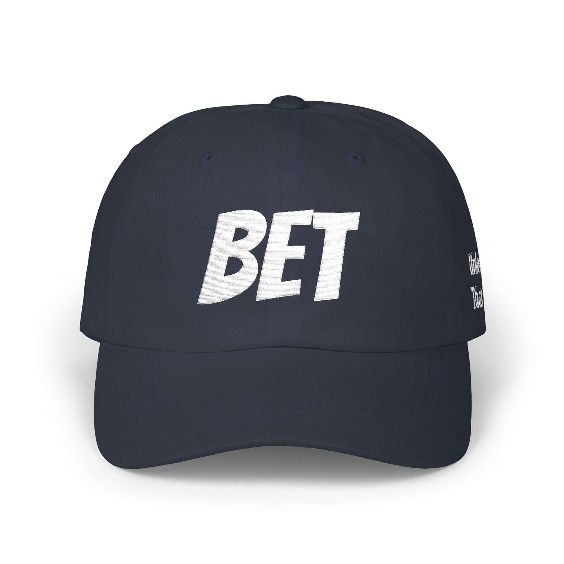 BET Embroidered Athletic Streetwear Gym Cap, Brand63