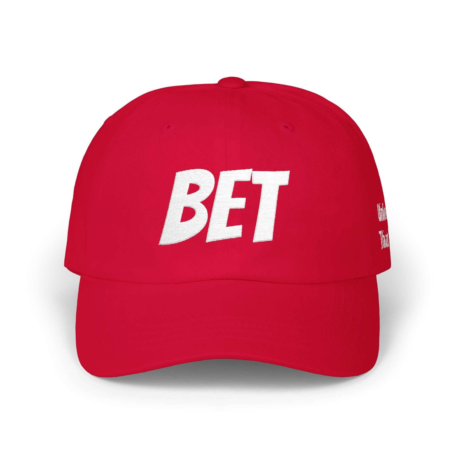 BET Embroidered Athletic Streetwear Gym Cap, Brand63