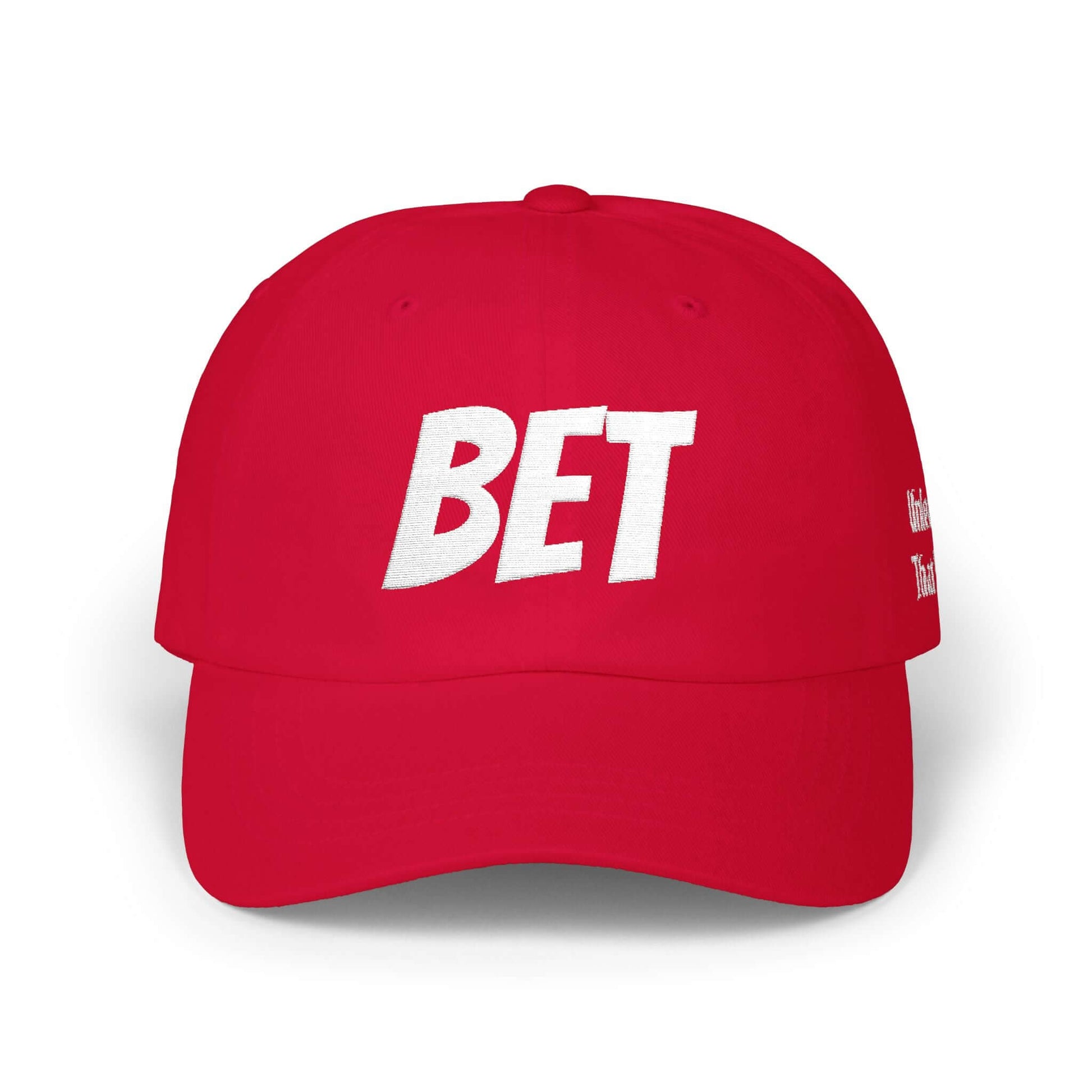 BET Embroidered Athletic Streetwear Gym Cap, Brand63